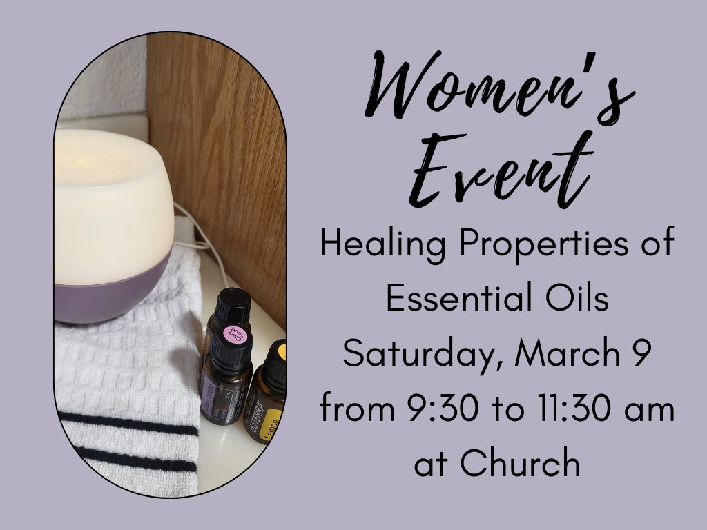 Women's Event: About Essential Oils